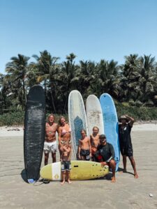 kids surf lessons santa teresa costa rica